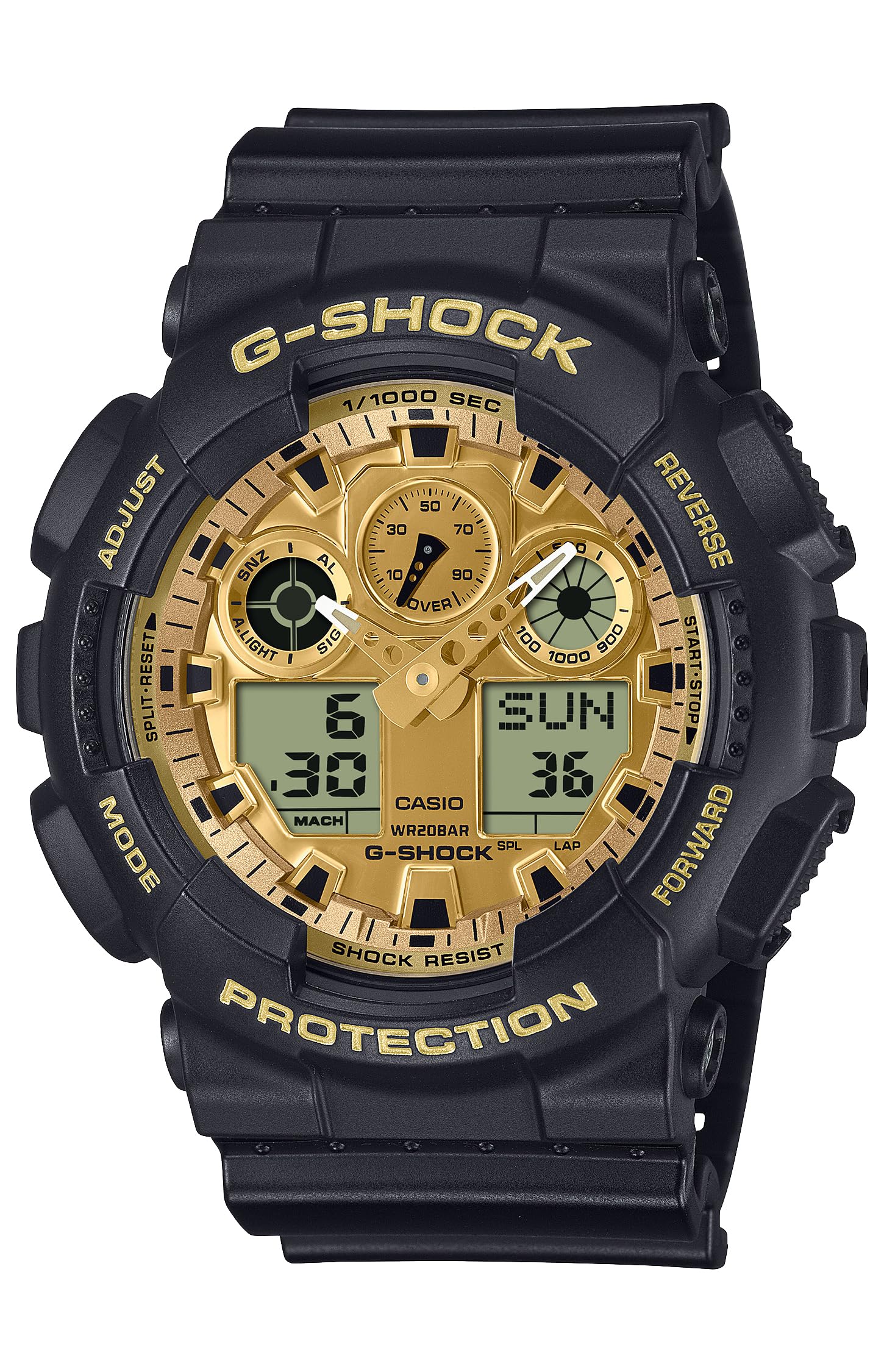 

Мужские часы Casio G-Shock GA-100GGB-1A9JF, Черные