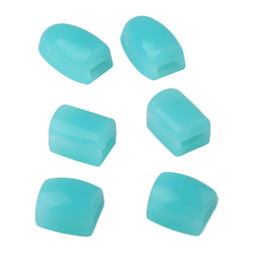 6Pcs Saxophone Key Risers Silicone Comfortable Cushioning Saxophone Finger Pad Sax Thumb Pad