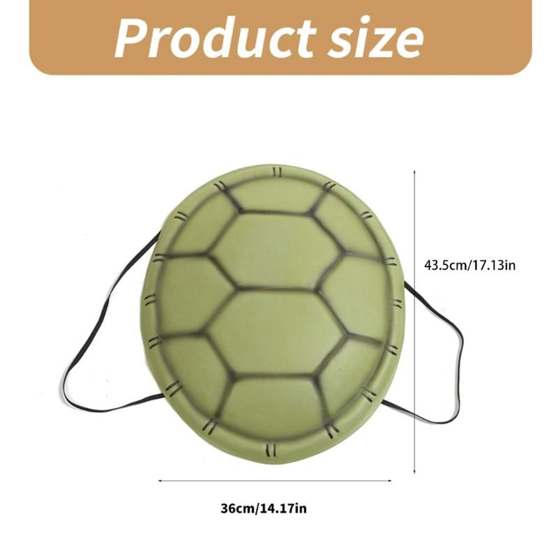 Wearable EVA Tortois Shell Costume for Kid Adult Cosplay, Carnivals, Halloween Cosplay Tortois Costume Accessories