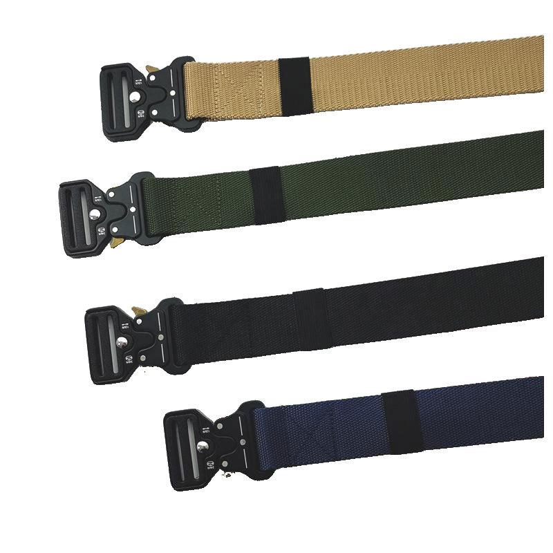 Tactical Men's Belt with Extendable Quick-Release Cobra Buckle - Versatile and Trendy