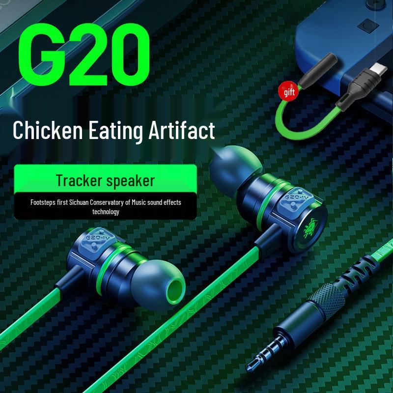 PLEXTONE Puji G20 Type-C 3.5mm Gaming Earbuds for Mobile Devices