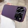 Plating Leather Texture Camera Lens Protection Phone Case For iPhone 13 14 15 16 17 Pro Max AIr Shockproof Slim Hard PC Cover