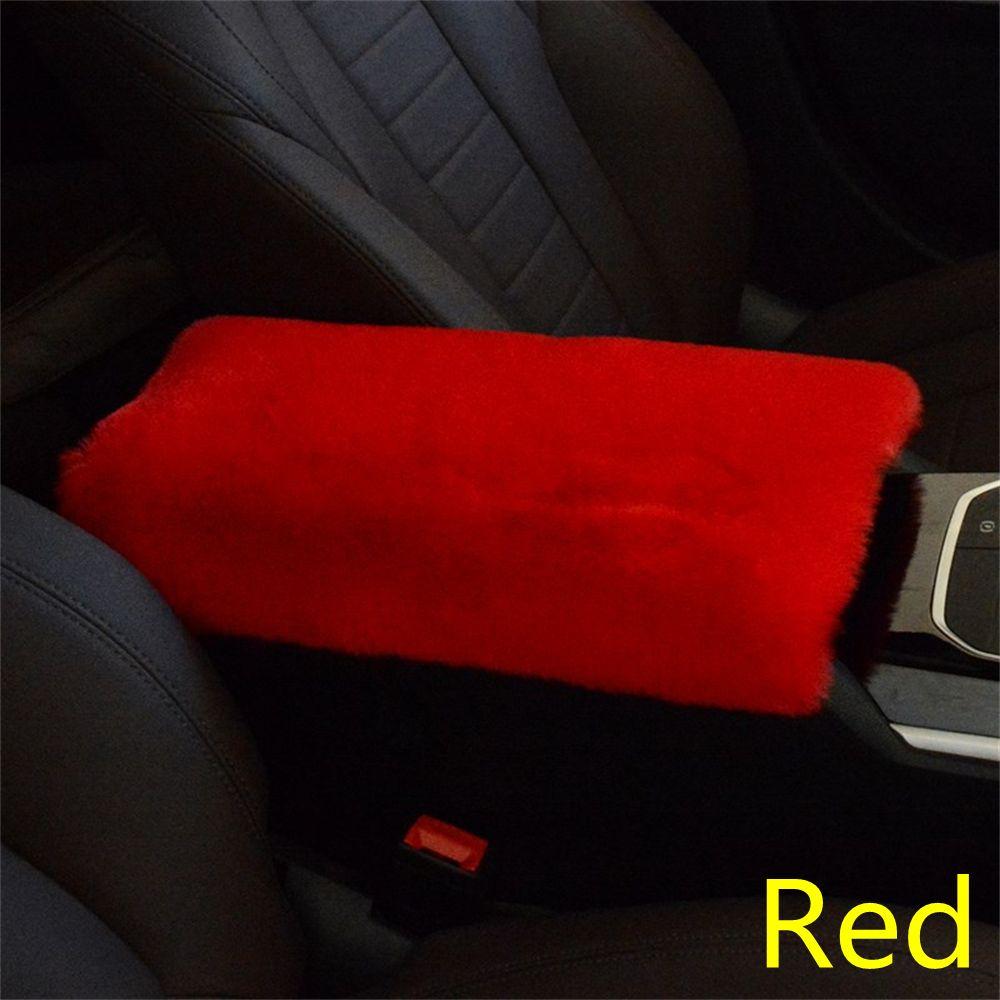 Pokrowiec Wyściółka Ochronny Miękki Puszysty Pokrowiec Poduszka Podkładka na Podłokietnik Samochodowy Mata na Konsolę