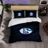 Biancheria da letto a tema Schalke 04 Set 3 Pezzi Copripiumino Biancheria da letto Decorativa per Camera da Teen Decorazione per la Casa
