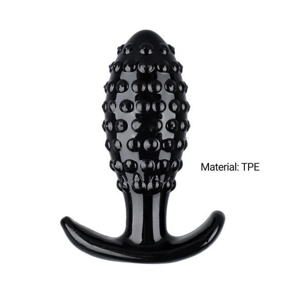 Anal Plug Ergonomic Fast Adaptation TPE Sexual Stimulation Anal Dildo Sex Toy