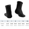 1 Pair 3mm Neoprene Socks Unisex Diving Socks Thermal Anti Slip Beach Socks for Diving Swimming Snorkeling