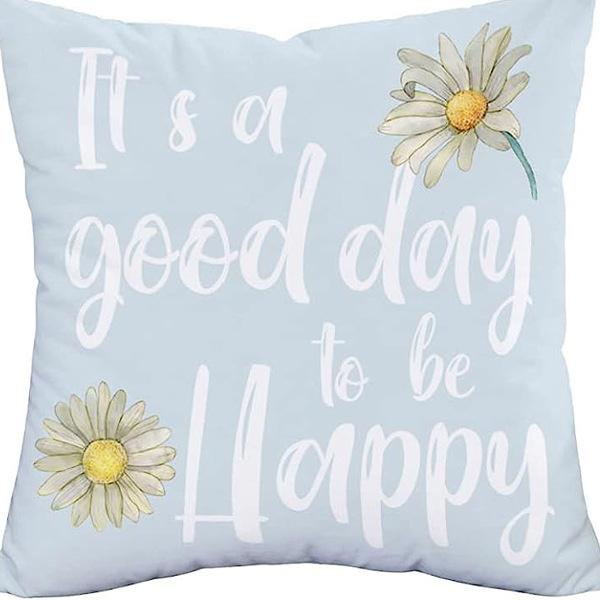 Spring and Summer New Flower Daisy Pillowcase Home Decoration Living Room Sofa Car Pillow Cushion