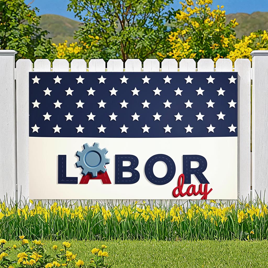 Sternenmuster Banner Banner Dekoration Amerikanische Flagge Banner Sternenmuster für Außen Dekoration Party Dekoration Veranstaltungsort