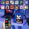 LED Pixel Display Night Light APP Control Programmable DIY Text Animation Pixel Art Photo Frame Nightlight for Home Gift Decor