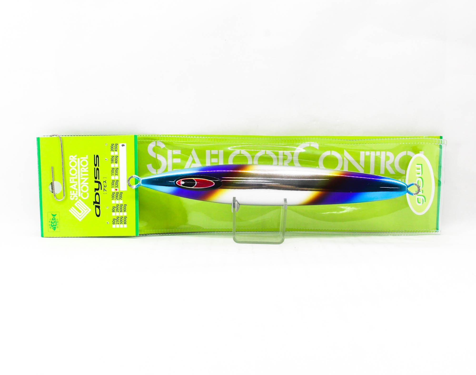 Seafloor Control Metal Jig Abyss 320 grams Red Pearl Zebra Glow (5870)