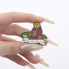 Frog LGBT Enamel Pins Custom Chemicals Turned Me Gay Brooches Lapel Badges Clothes Animal Jewelry Gift for Friends