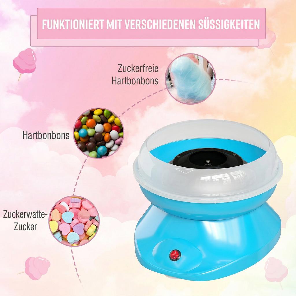 Cotton Candy Machine for Home 550W for Children's Parties, Birthdays, Parties