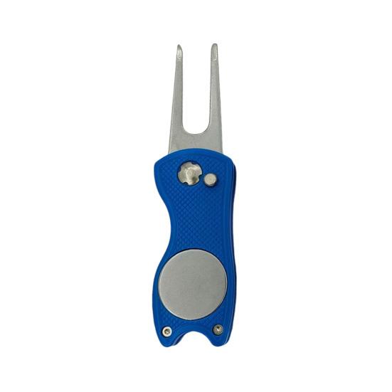 Golf Divot Reparaturwerkzeug Magnetischer Ballmarker Faltbares Green Fork Werkzeug Golf Zubehör Männer Frauen Golfer Enthusiasten Geschenk