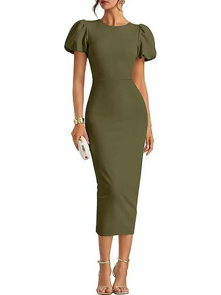 2026 Elegant Slit Slim Fit Dress for Women