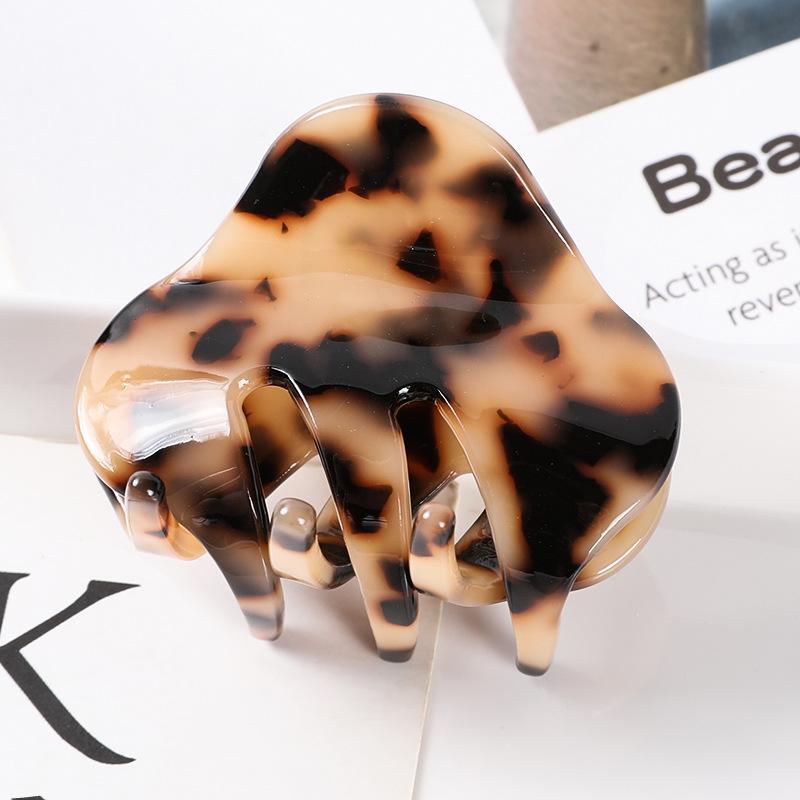 Korean-Style Temperament Square Acetate Hair Clip for Women - Large Ponytail Accessory