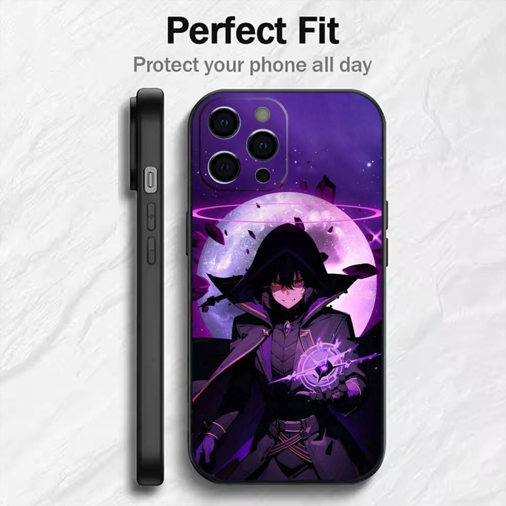 

The E-Eminence In Shadow Cid Kageno Phone Case For iPhone17,16,15,14,13,12 Plus,Max Soft Silicone Black Cover iPhone16