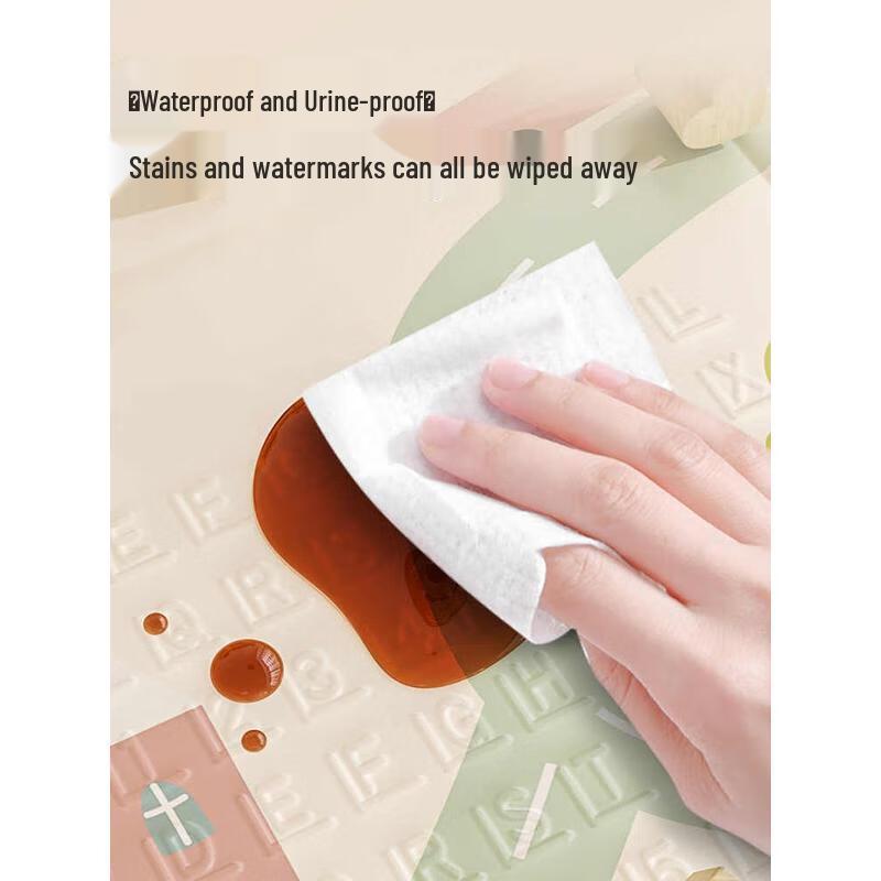 HANDUNYOU Foldable Double-Sided XPE Baby Crawling Mat