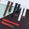 Ultra-thin Leather Watchband Women Watch Belt Strap Wristwatches Band 6mm 8mm 10mm 12mm 13mm 14mm 15mm 16mm 17mm Red White Black