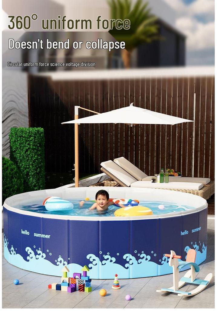 PVC Folding Pet Swimming Pool: Dog & Cat Bath and Play Pool