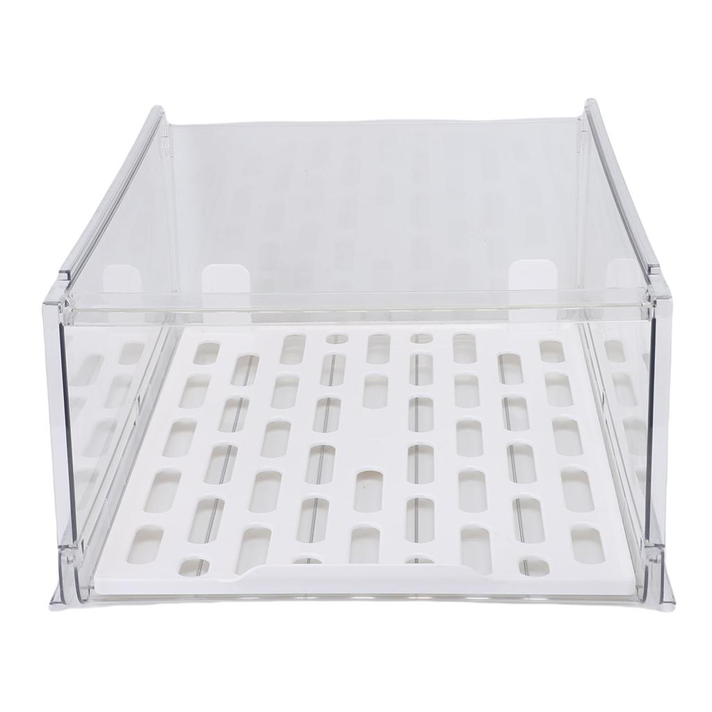 Förvaringslåda för garderob PET Stapelbar Genomskinlig Hyllorganisatör Lådförvaringslåda för Garderob Sovrum Skåp Kök