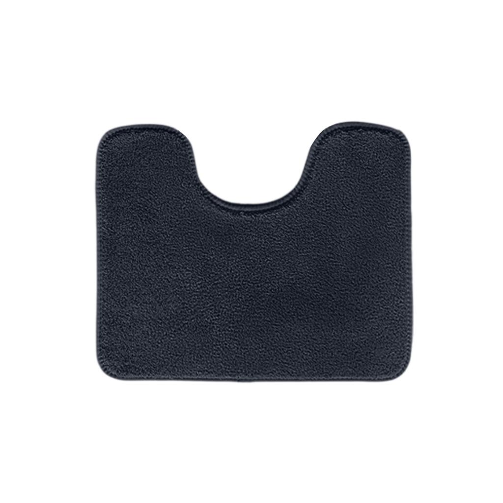 Soft U Shaped Bath Mat Absorbent Microfiber Non Slip Bathroom Rug Contour Toilet Floor Mat Plush Comfort Washable Design