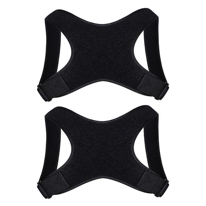 Correcteur de Posture Dorsal Invisible Entraîneur Bretelle d'Épaule Ajustable Maintien Droit Support de Clavicule pour Hommes Femmes Adultes Enfants