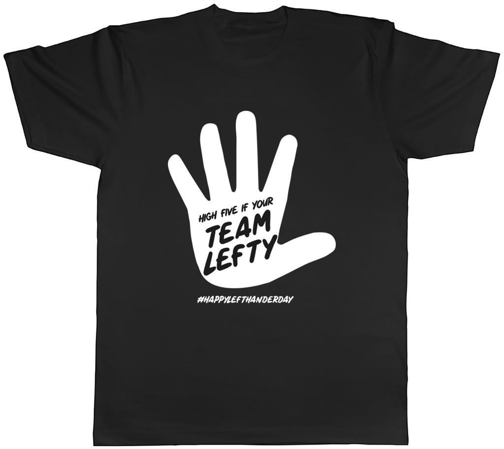 Funny Left Hander Unisexs TShirt High Five Left Handed Tee Gift