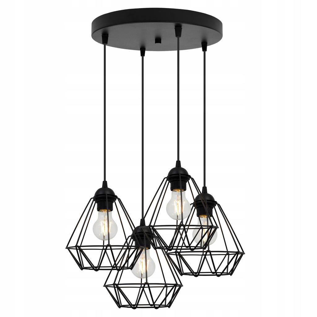 Wire Hanging Lamp Loft Chandelier Led Selection