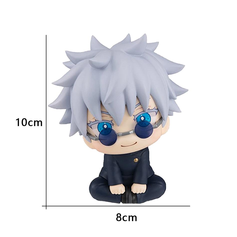 Anime Cute Fushiguro Toji Jujutsu Kaisen Figure Gojo Satoru Action Figure Q Version Doll Geto Suguru Statue 10Cm Pvc Model Toys