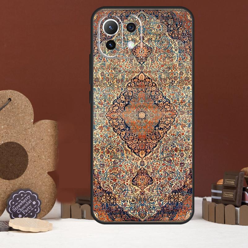 

Persian Carpet Floral Pattern Case For Xiaomi 14 15 Ultra 15T 14T 13T 17 Pro Max POCO X7 Pro X5 X6 F5 F6 F7 F8 Ultra Cover Xiaomi 15