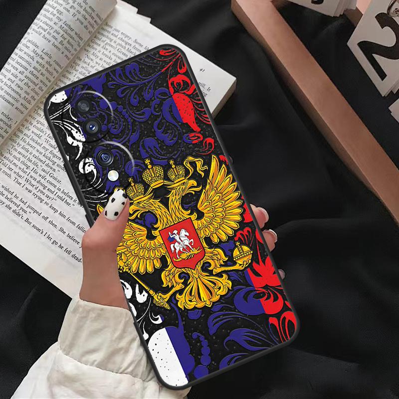 

Russia Flag national emblem For Honor Magic 8 Pro 7 5 6 Lite Case For Honor 400 200 70 50 X8c X8b X9a X9b X9c X9d Win RT Honor Magic7 Lite