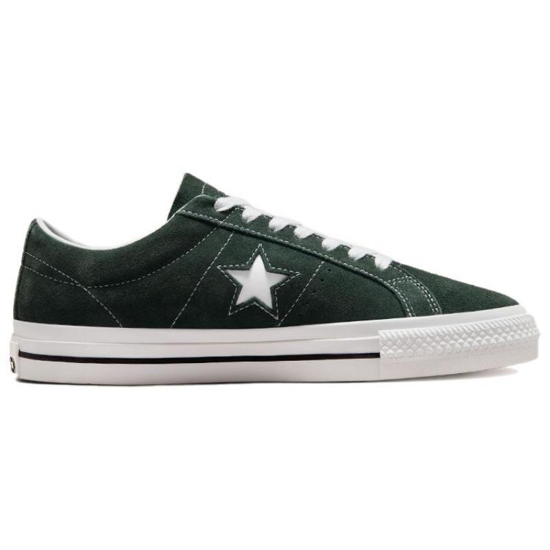 Converse One Star Pro Unisex Low Top Skate Shoes Casual Wear Resistant Slip Resistant Seaweed Green 171977C
