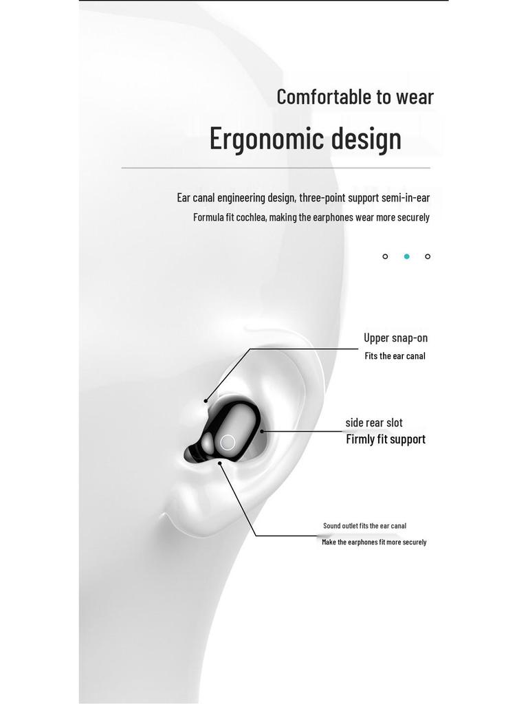 E6S J15 Bluetooth TWS Wireless Earbuds with LED Display - Stereo Music & Sports Headset