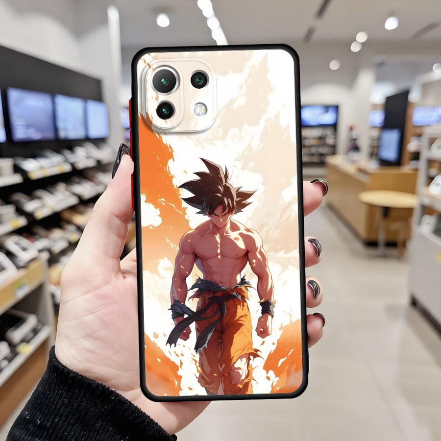 Case for Xiaomi Mi 12x 10T 14 13 Pro 13 11 Lite 11T 12T Back Phone Cover Dragon Ball Retro Goku
