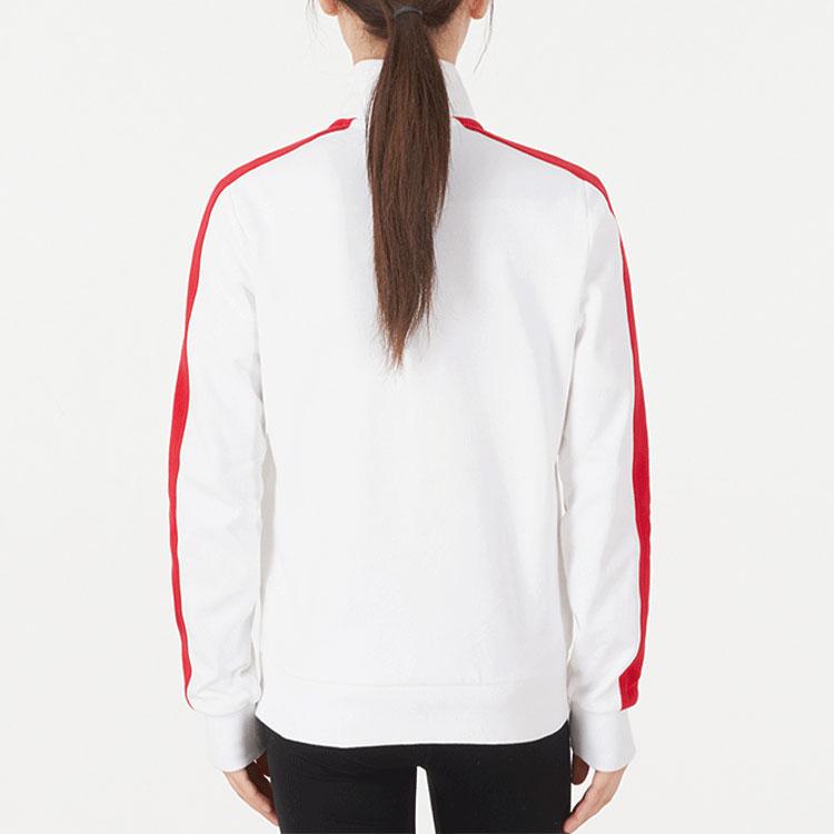 Under Armour Retro Sports Stand Collar Jacket Women Jacket White 21500442-100