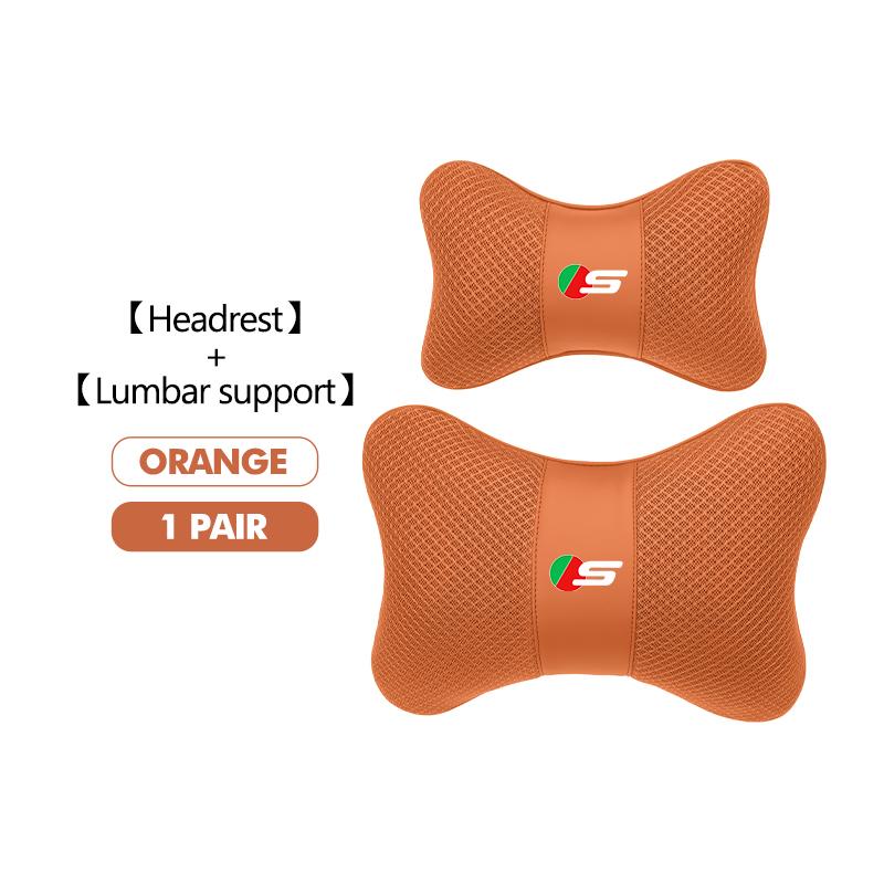 For Jaguar Car Seat Cover Breathable Headrest Neck Pillow Support Protection Cushion XF XJ XE XK S-Type F-Type X-Type F-Pace