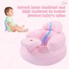 BALAPET Inflatable Baby Seat with Integrated Tray and Back Support for 3-36 Months Toddler, Soft Plush Baby Chair for Sitting Up, Blow Up Baby Floor