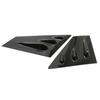 2x Carbon Fiber Look Front Window Louver Cover Trim For Subaru WRX STi 2015-2020