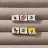 Fashion Colorful Y2K Animal Series Cat Dog Italian Charm Beads Fit 9MM Stainless Steel Bracelets Gifts Women Jewelry DIY Making