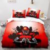 American Football Duvet Cover Set Queen/Full/King Size Skull Bedding Set 3pcs for Kids Boys Teens Sports Gaming Comforter Cover