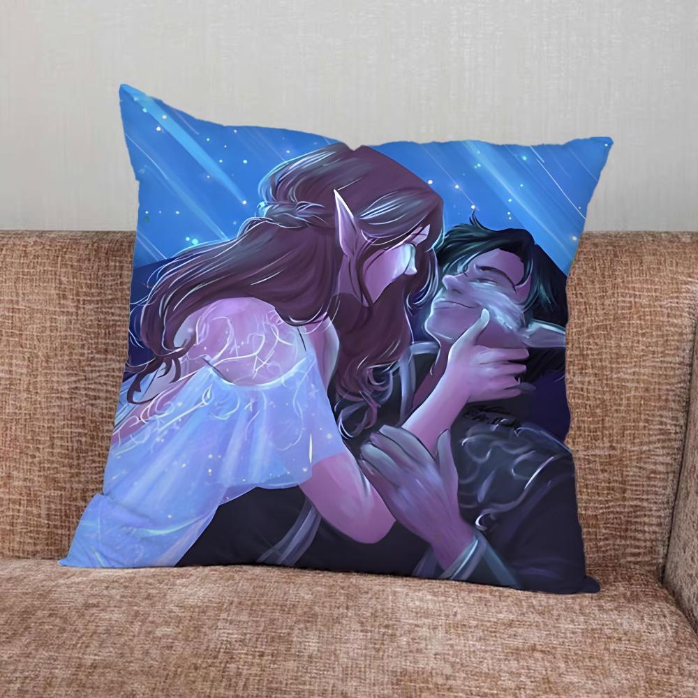 Acotar A Court Of Mist And Fury Pillow Case For Home Bedroom Car Office Decoration Living Room Sofa Cushion Cover Suitable