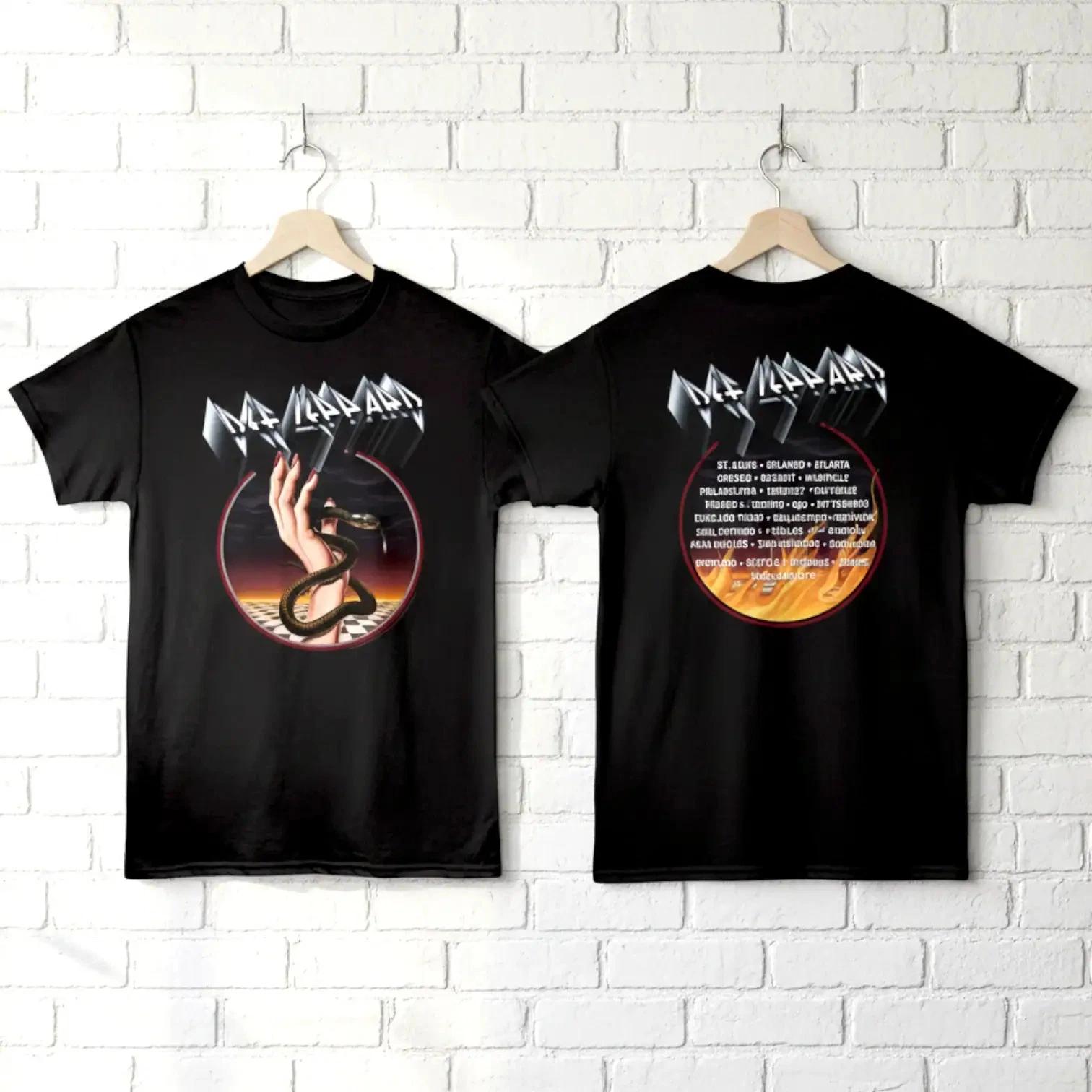 Def Leppard Snake Grip Summer Stadium Tour Men s T Shirt L