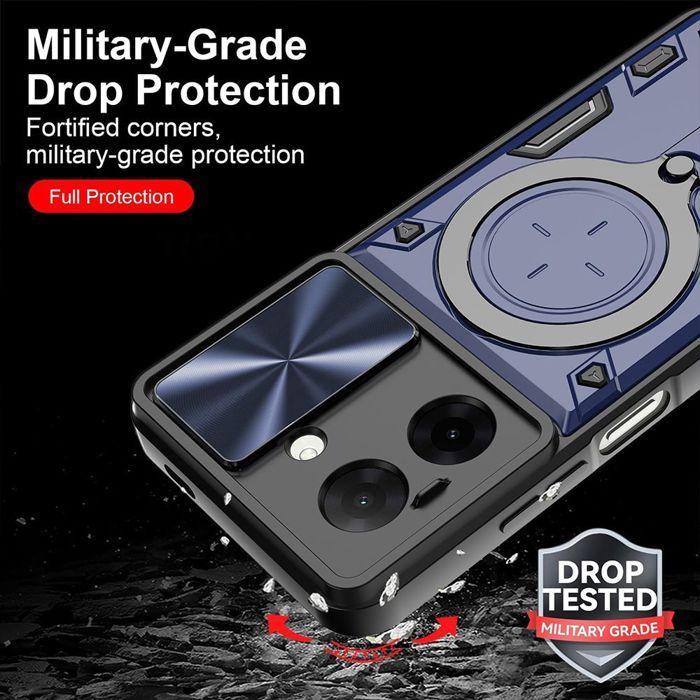 Coque de protection - E.F.CONNECTION - Pour Xiaomi Redmi A5 - Antichoc - Anneau Magnétique - Protection Caméra