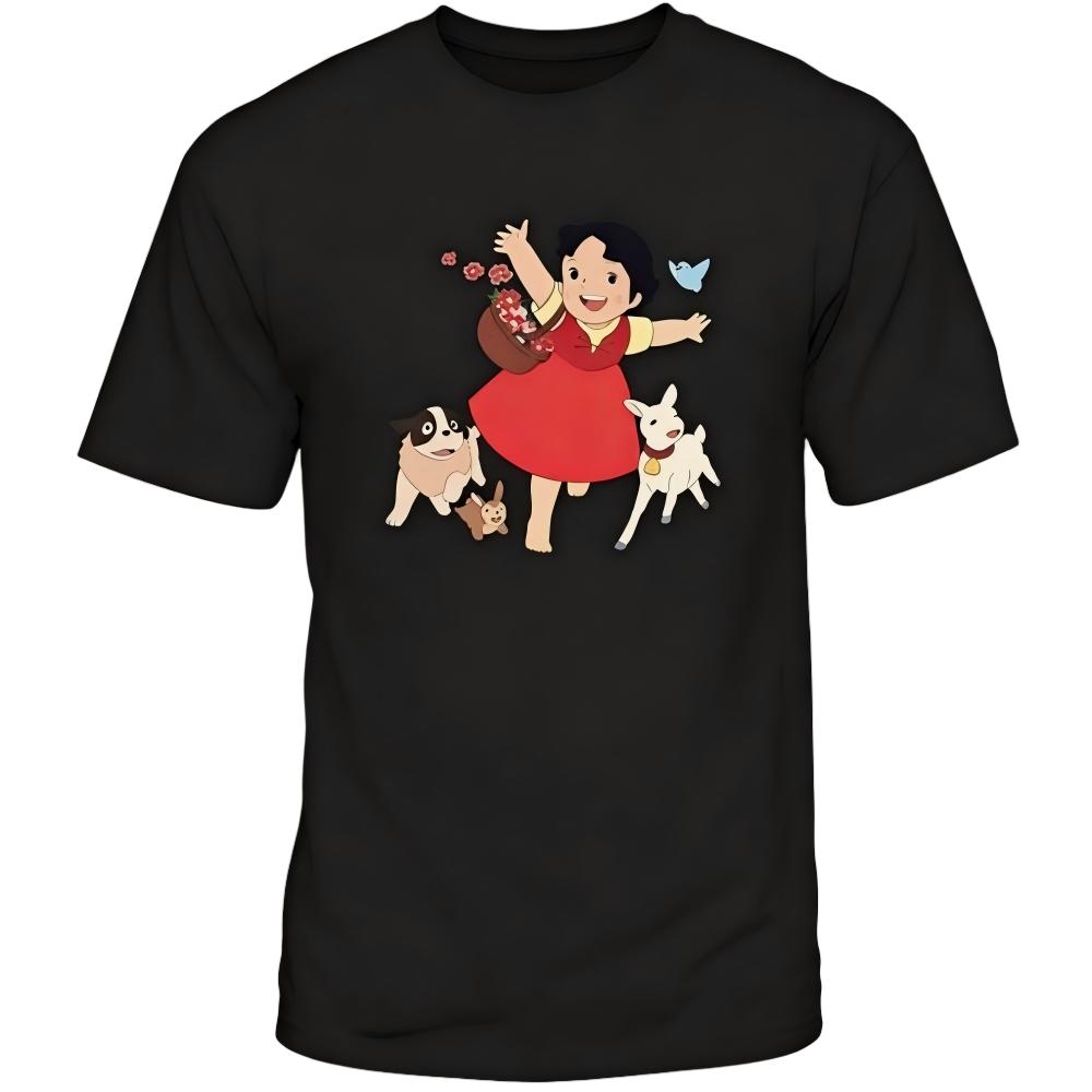 Heidi Girl Of The Alps Anime Graphic T-Shirt