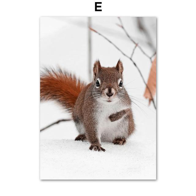 

Зимний пейзаж, картина на холсте, настенная живопись, современный снежный лось, красный дом, постер и принт на Рождество, домашний декор для гостиной 21x30cm No frame