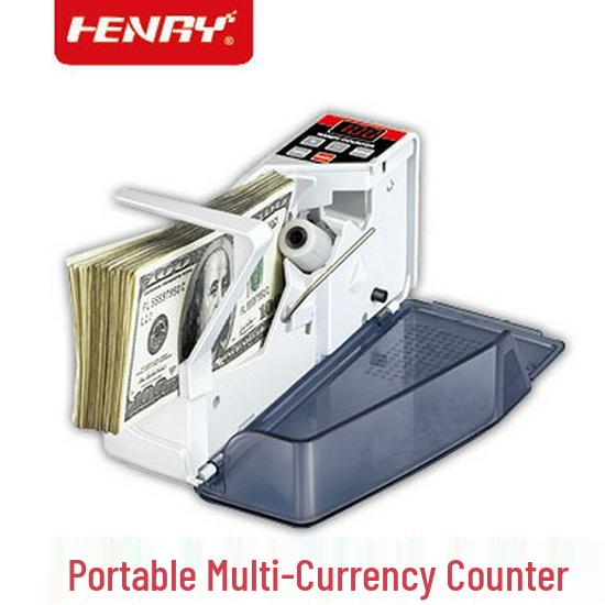 

V40 Portable Multi-Currency Money Counter with Mains & Battery