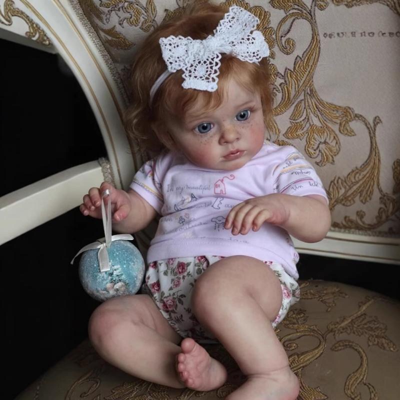 So Truth Like 60 Cm Princess Reborn Doll Tutti Handmade High-end Color Painted 3D Skin Newborn Babies Doll with Visible Vein Bloodshot Rebirth Dolls