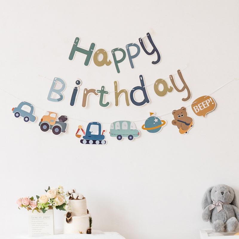 Colourful Banners Happy Birthday Letter Banners Hanging Banners Festive Decorations Party Decorations Home Decor