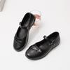 Classic Mary Jane Flats Adjustable Strap Leather School Shoes for Girls