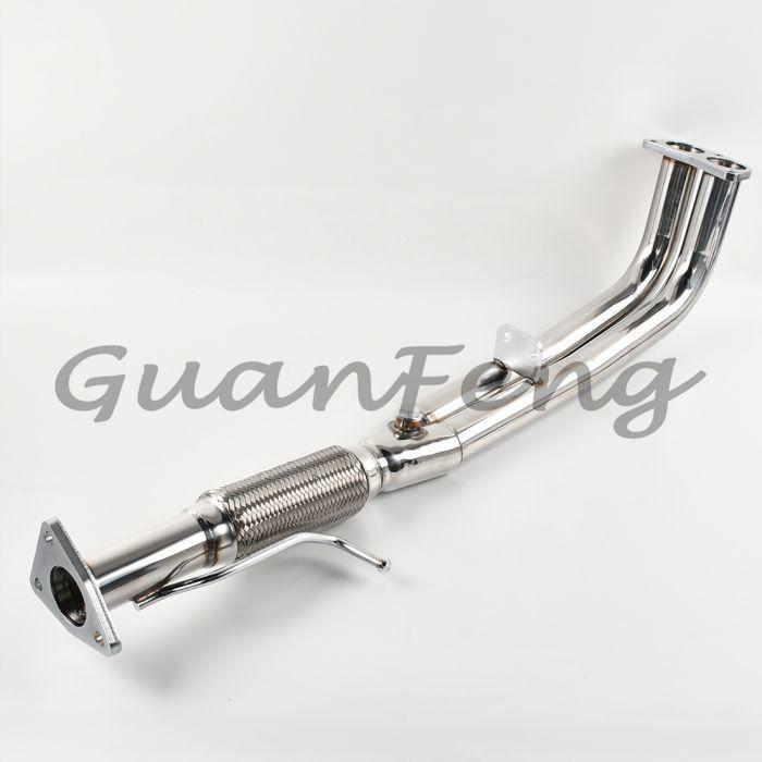 For Honda Accord 2.2L F22 F22A Tri-Y Racing Header Exhaust Manifold Gasket Kit 304 Exhaust Headers For 1990 1991 1992 1993